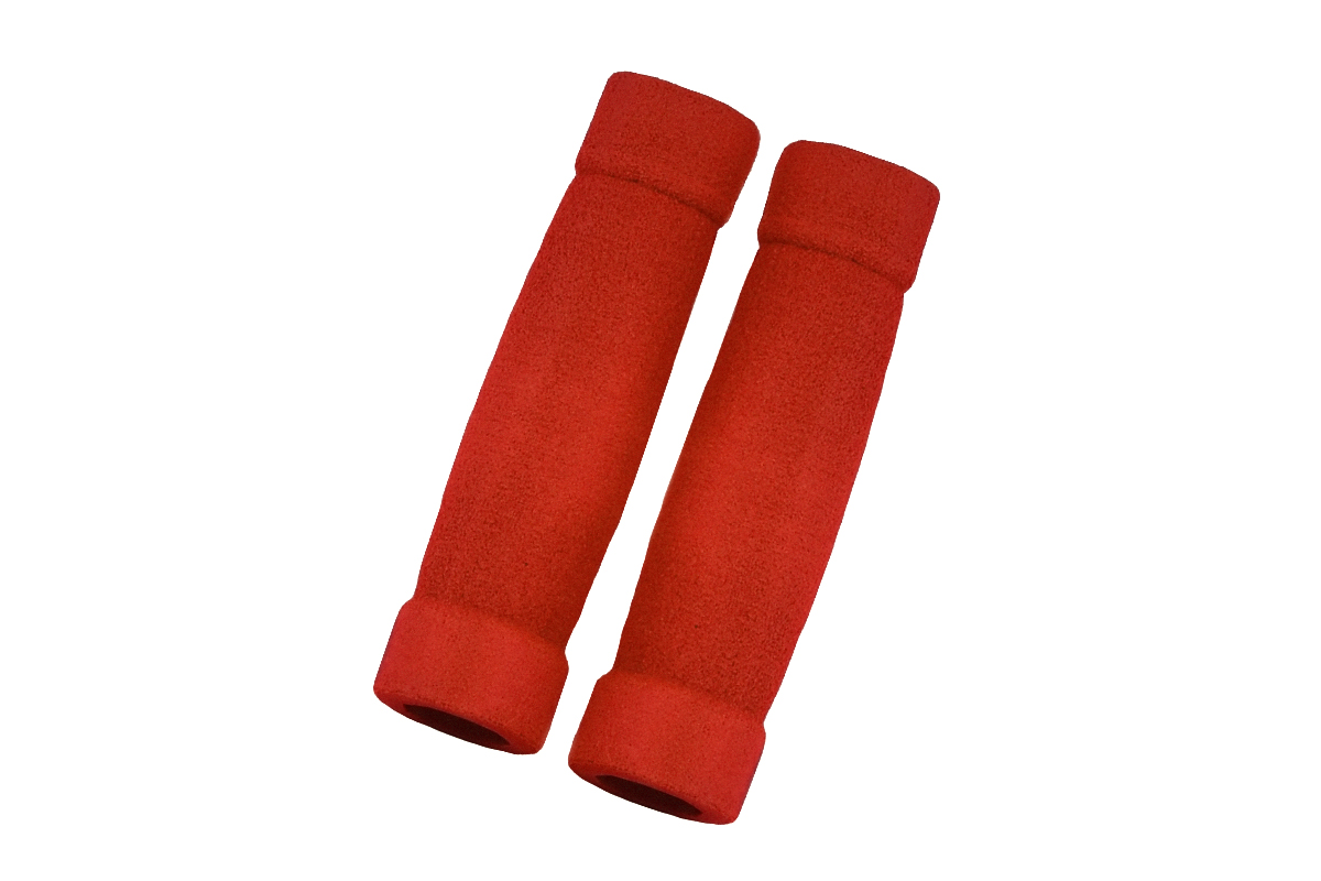 Грипсы MTB HL-GR03, 130мм, мягкие, красные Грипсы MTB HL-GR03, 130мм, мягкие, красные