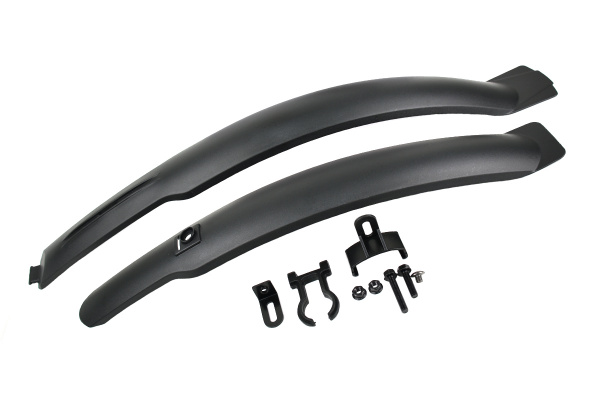 Крылья комплект пер+зад, SF-336F/R, 24-26", пластик, черный Крылья комплект пер+зад, SF-336F/R, 24-26", пластик, черный